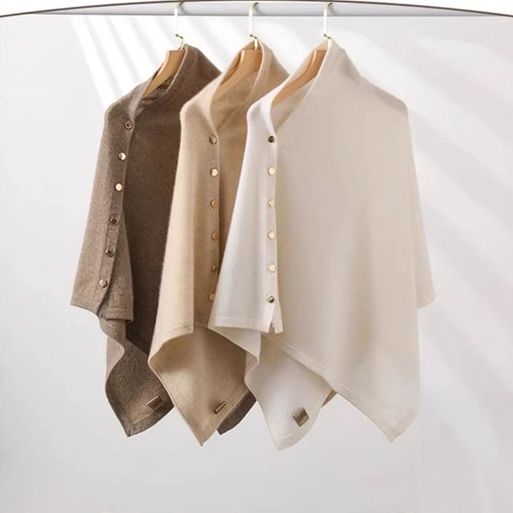 Winter Clothing Online - Nuovo Sciarpa Pashmina con Bottoni, Calda