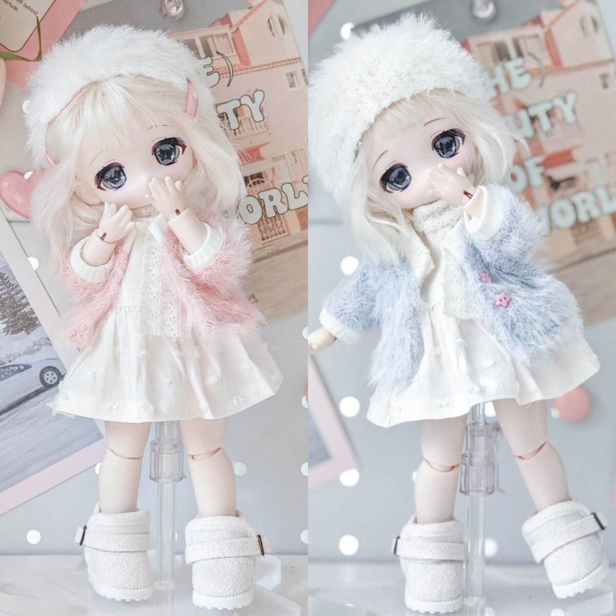 Winter Clothing Options - Vestiti per bambole BJD Bonnie Bunny