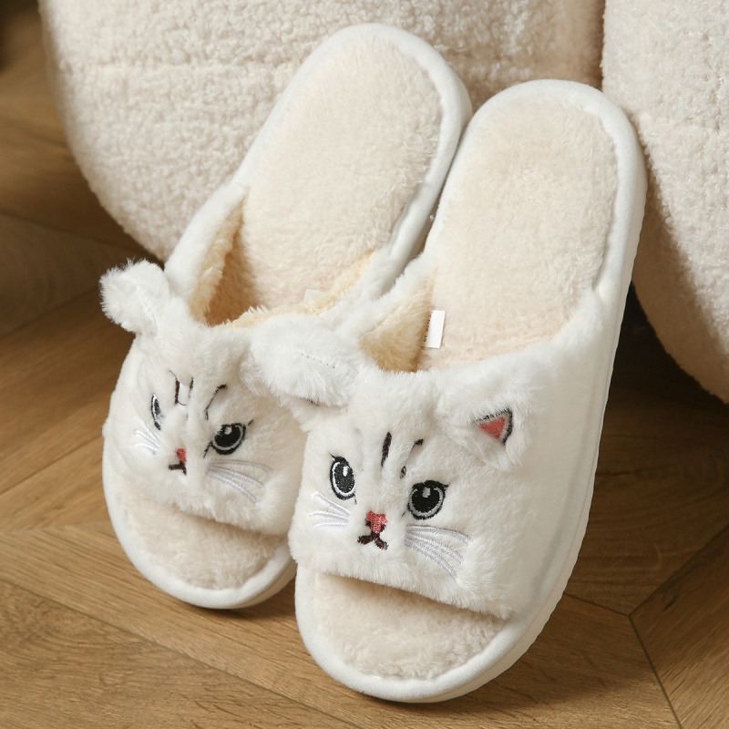 Winter Clothing Material - Ciabatte a Forma di Gatto in