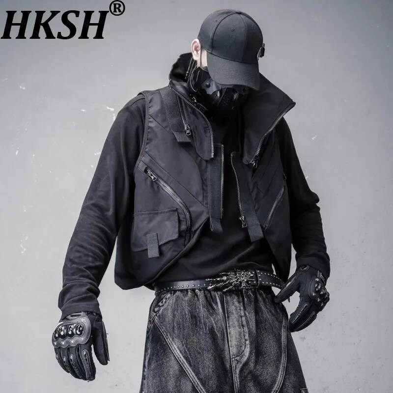 Down Vest Ultralight - HKSH Primavera Estate Nuovi Uomini Scuro