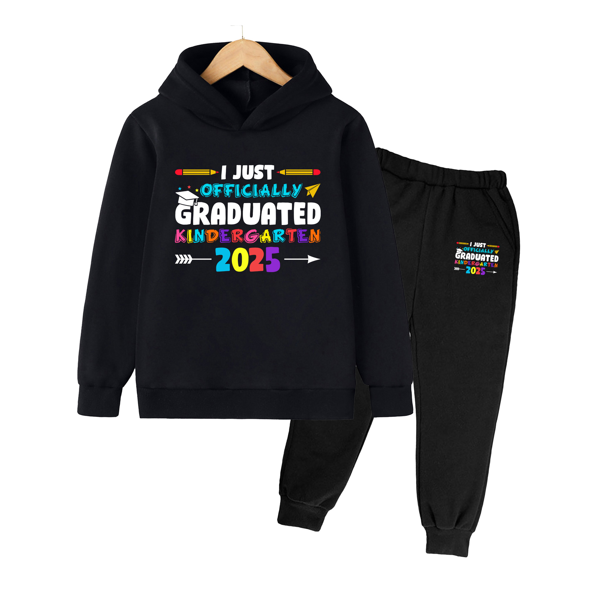 Winter Clothing Kindergarten - Set Felpa e Pantaloni Stampati 2025