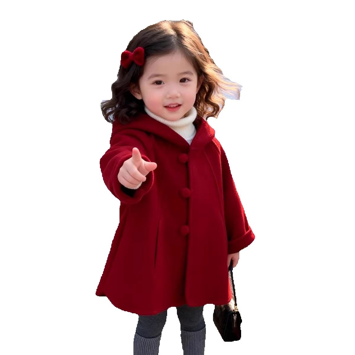 Cappotto di Lana per Bambine,  - Winter Clothing For Babies recensione e prezzo