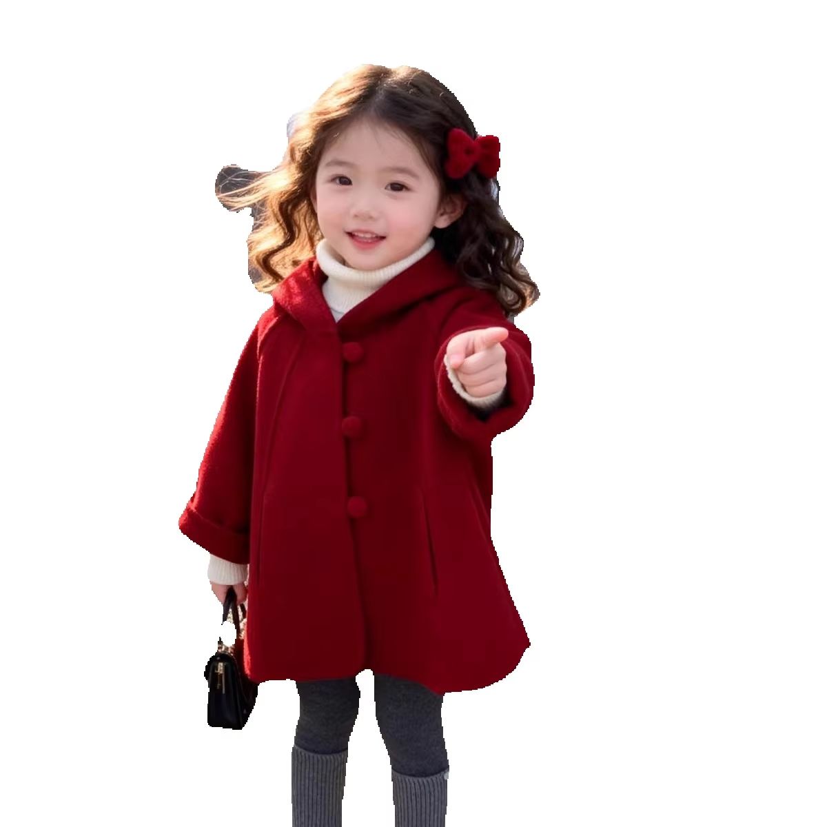 Cappotto di Lana per Bambine,  - Winter Clothing For Babies recensione e prezzo