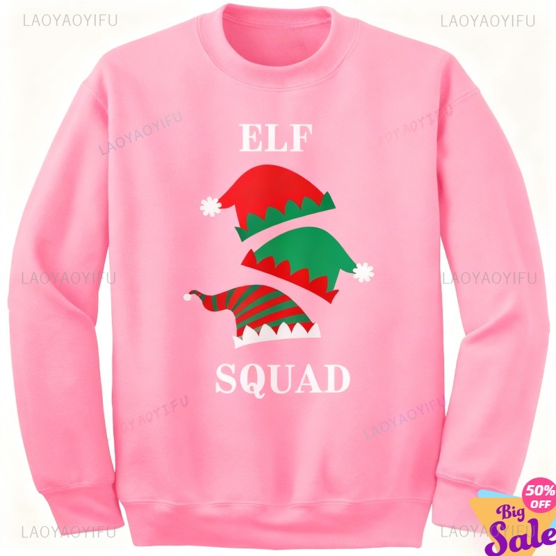 Felpa Elf Squad Divertente cap - Winter Clothing Men Sale recensione e prezzo