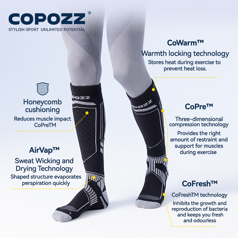 COPOZZ Nuovi calzini da sci in - Thermal Sock Merino recensione e prezzo