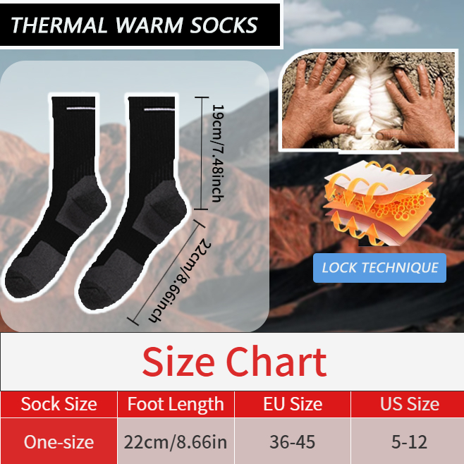 MuqiNush 1/2 paia di calzini d - Thermal Sock Merino recensione e prezzo