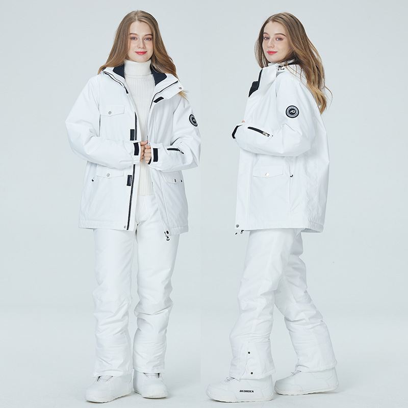 Tuta da sci bianca pura 10K pe - Ski Pants Waterproof recensione e prezzo