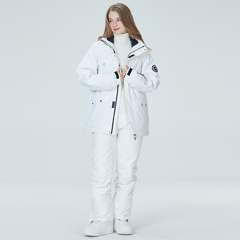 Tuta da sci bianca pura 10K pe - Ski Pants Waterproof recensione e prezzo