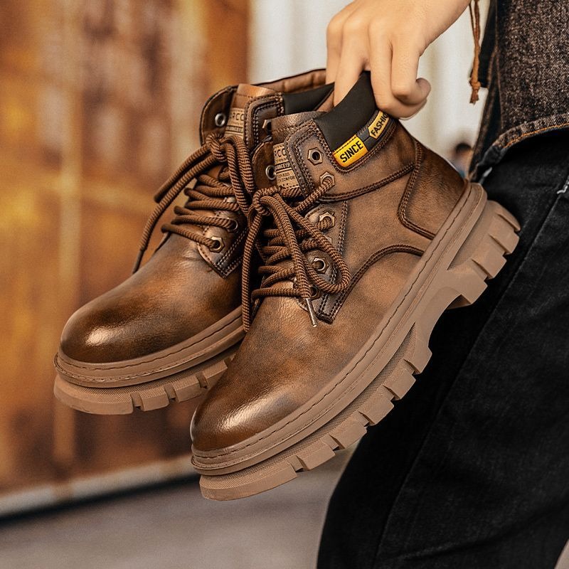 Stivaletti con plateau da uomo - Winter Clothing Material recensione e prezzo