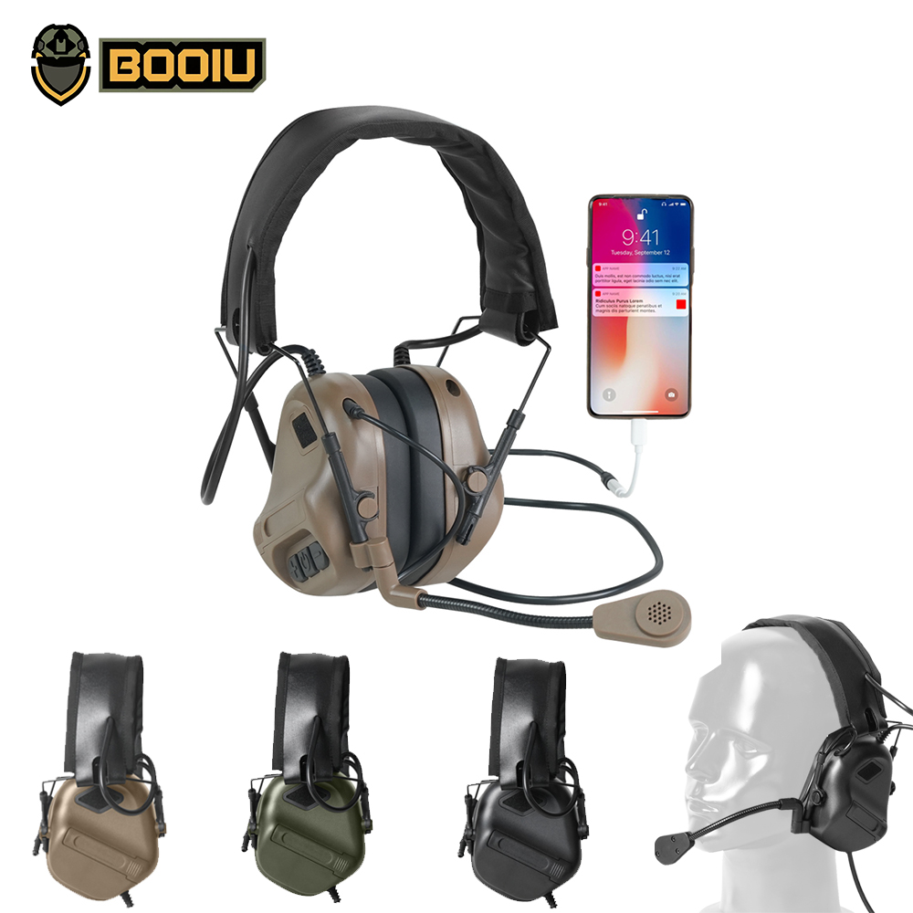 BOOIU Cuffie da tiro elettroni - Ear Muff Foldable recensione e prezzo