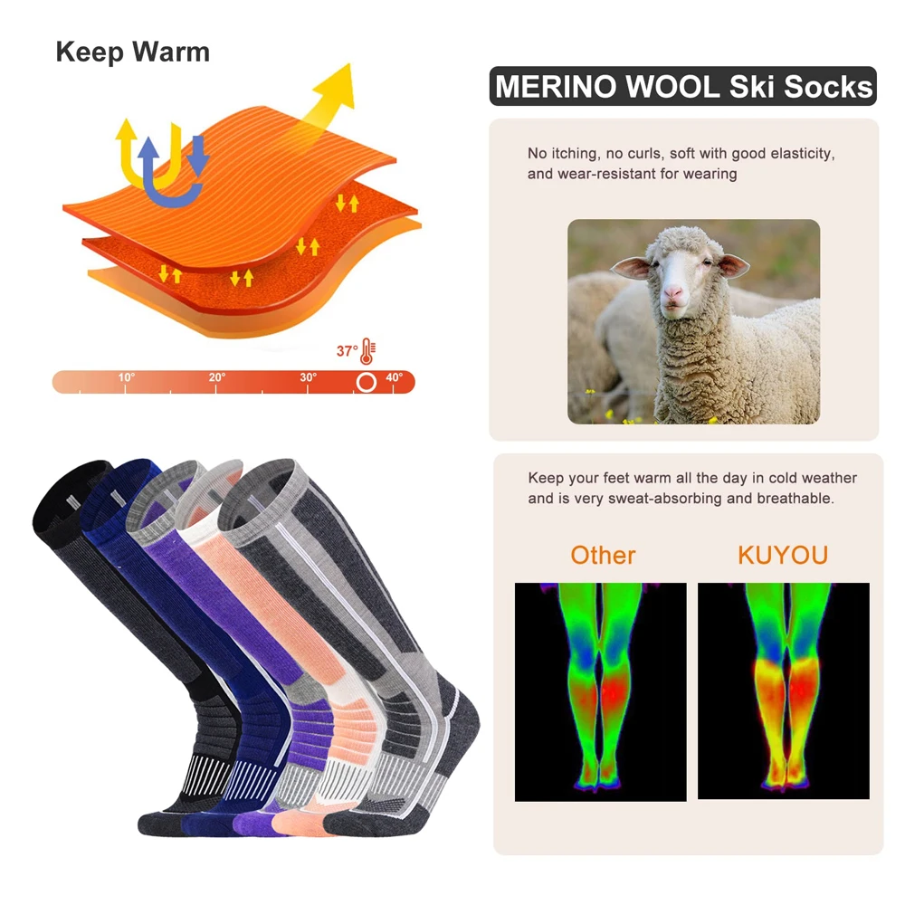 1 paio di calzini termici in l - Thermal Sock Merino recensione e prezzo