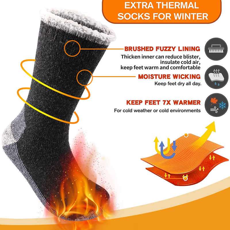 1 paio di calzini caldi da uom - Thermal Sock Merino recensione e prezzo